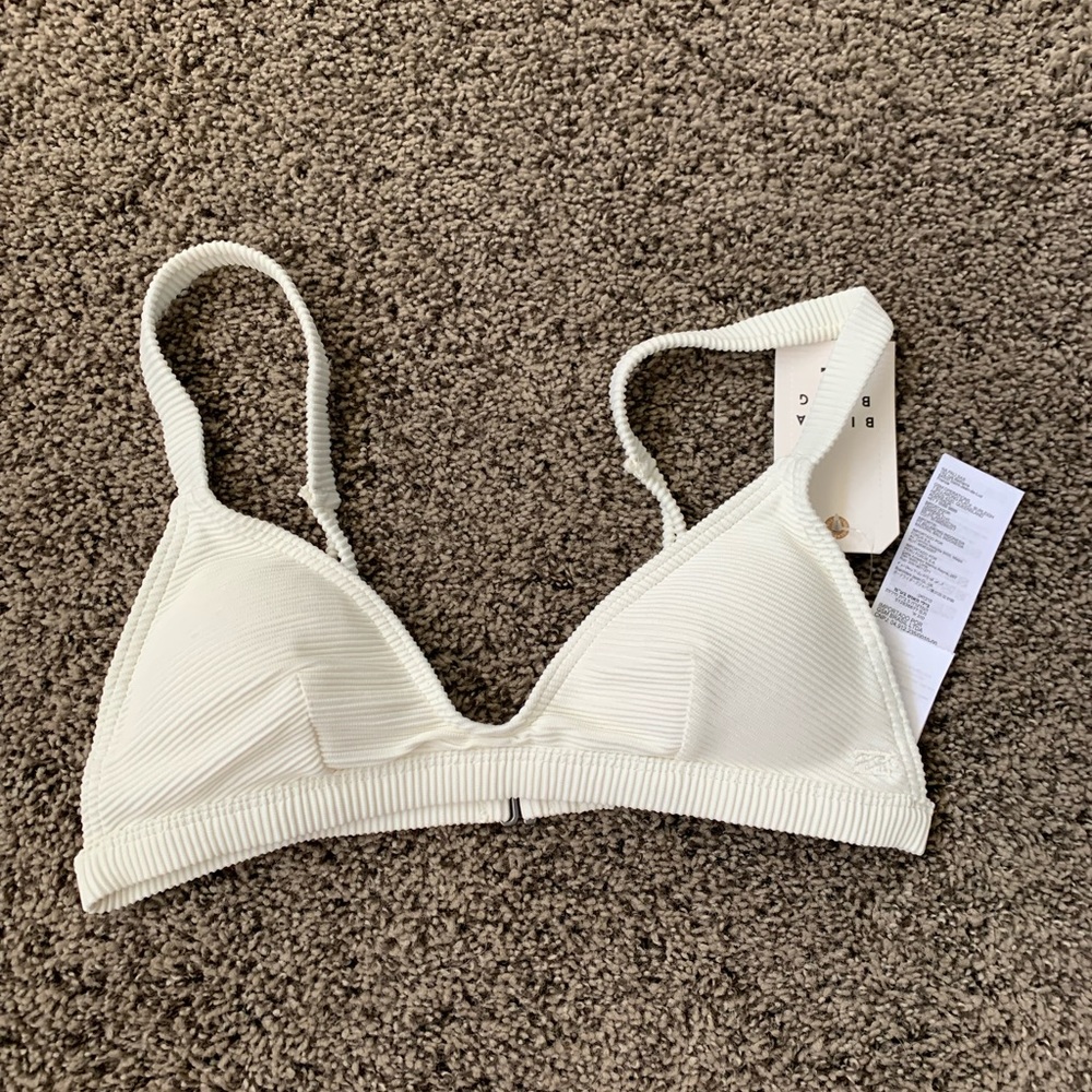 NWT Billabong, Swimwear, Women’s, Bikini Too, Size Medium White/ivory